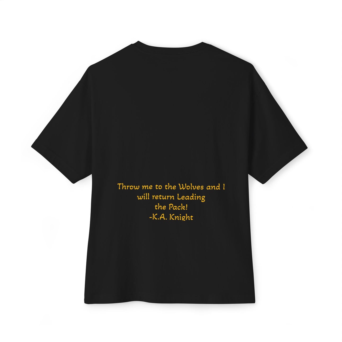 Krave Fitness Oversized Boxy Tee - Wolf Graphic Fit Apparel