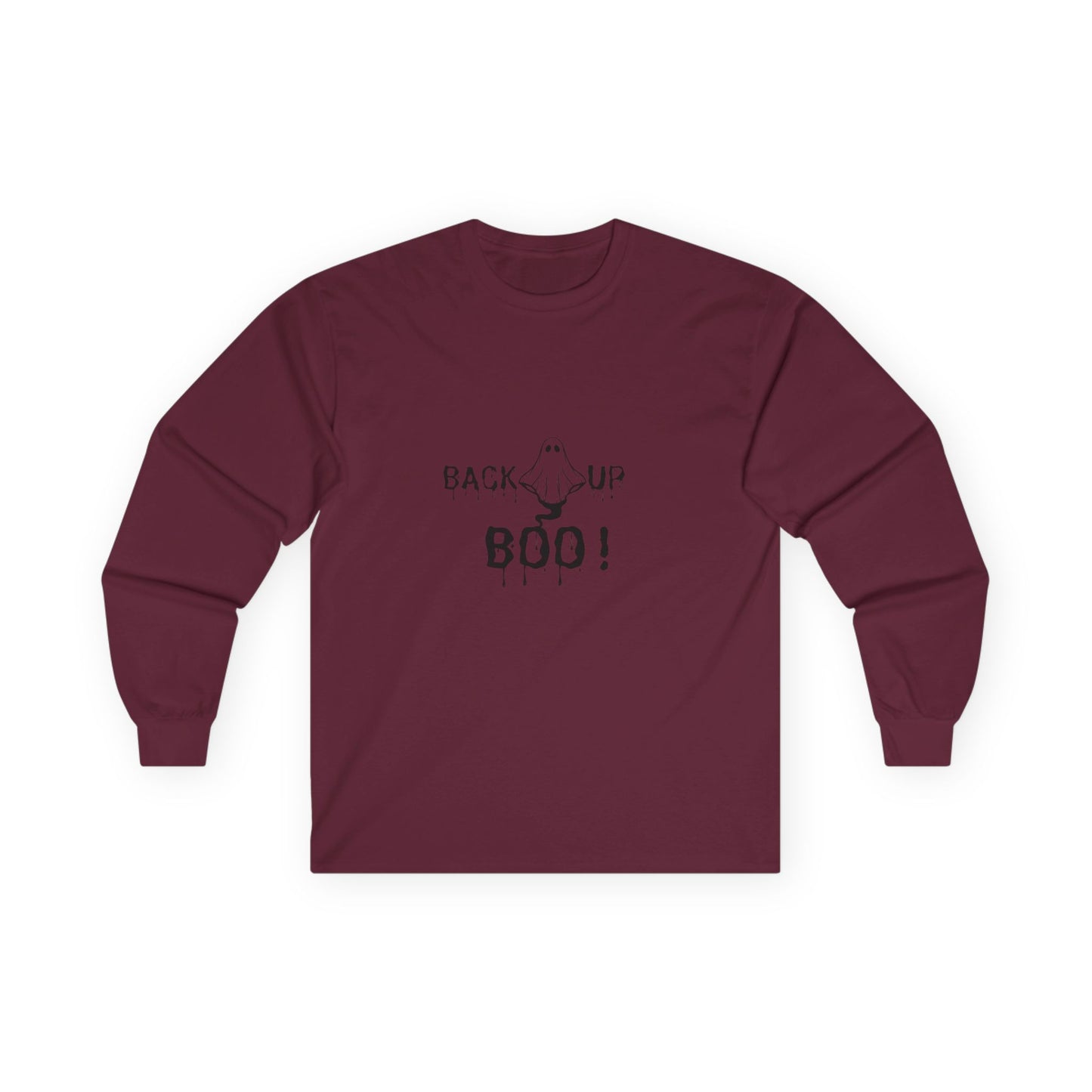 Back up "BOO" KF Long Sleeve Tee