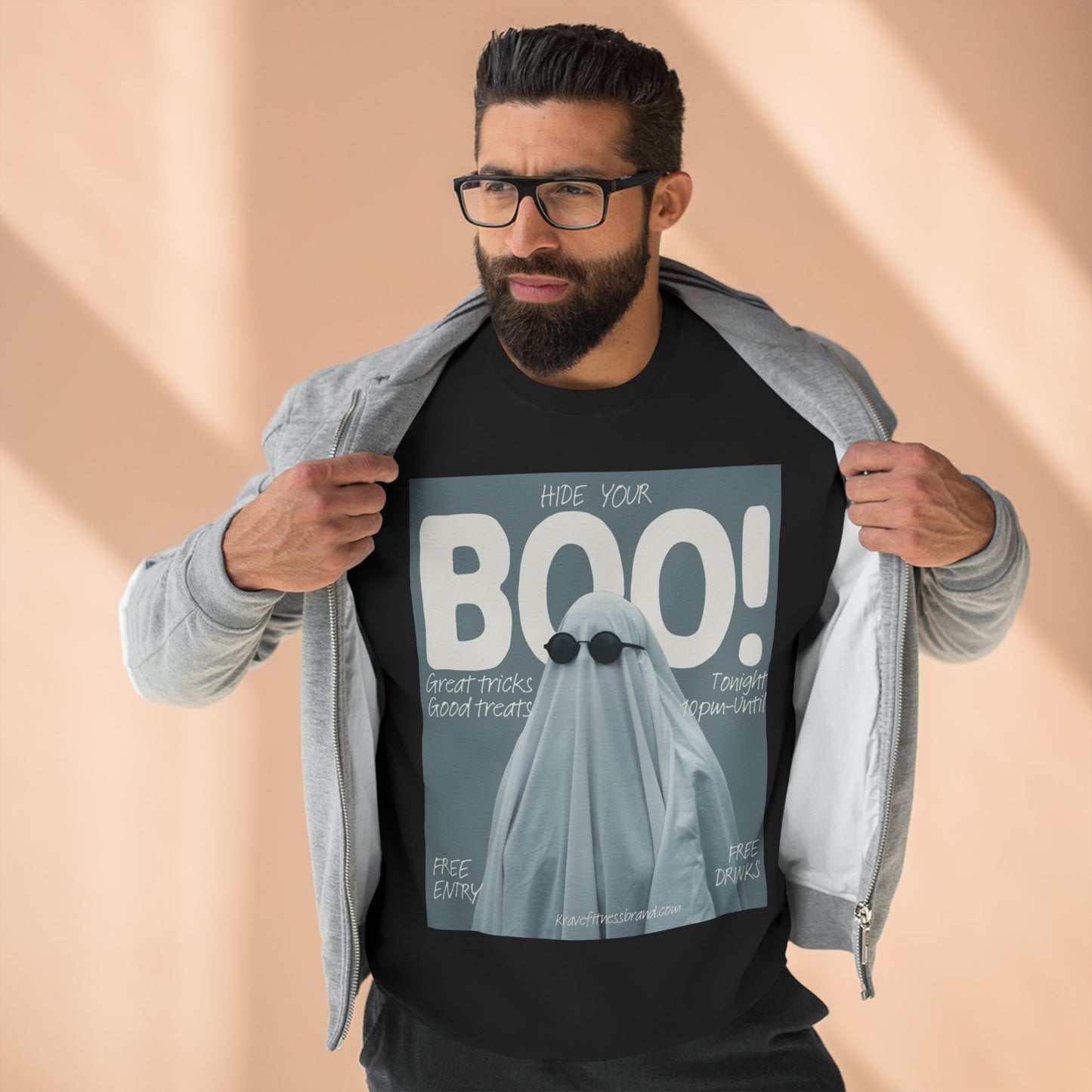 Hide Your Boo Halloween Ghost- KF Crewneck Sweatshirt