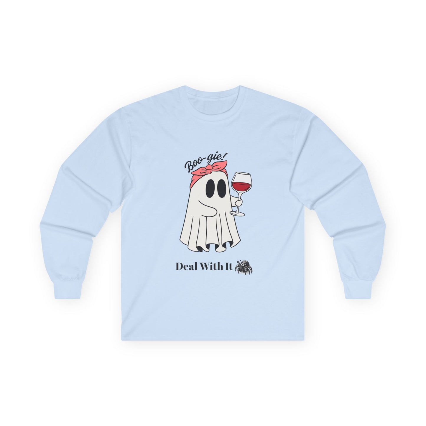 Boo-gie Ghost Halloween- KF Long Sleeve Tee