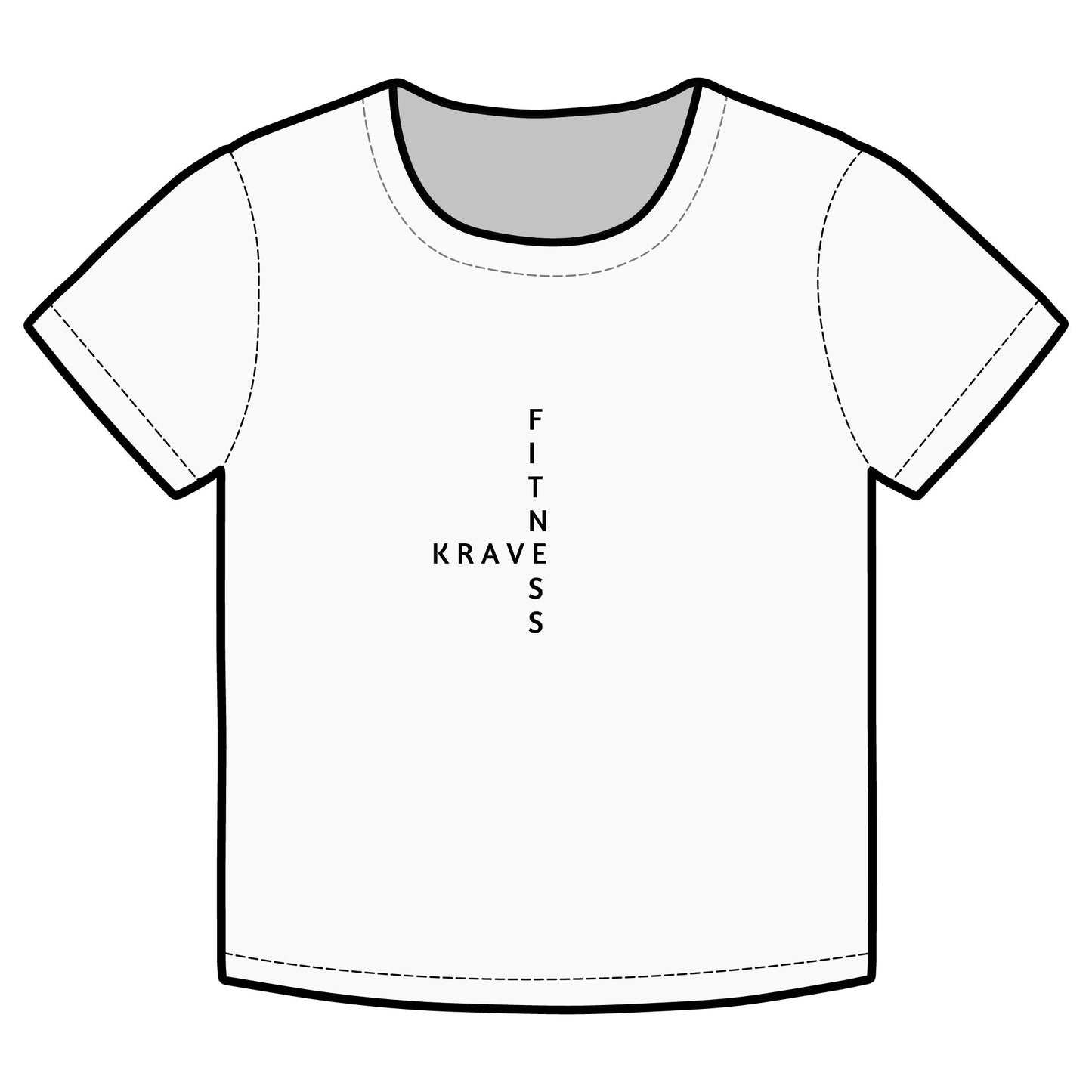 Krave Organic Baby Tee with Fitness Design