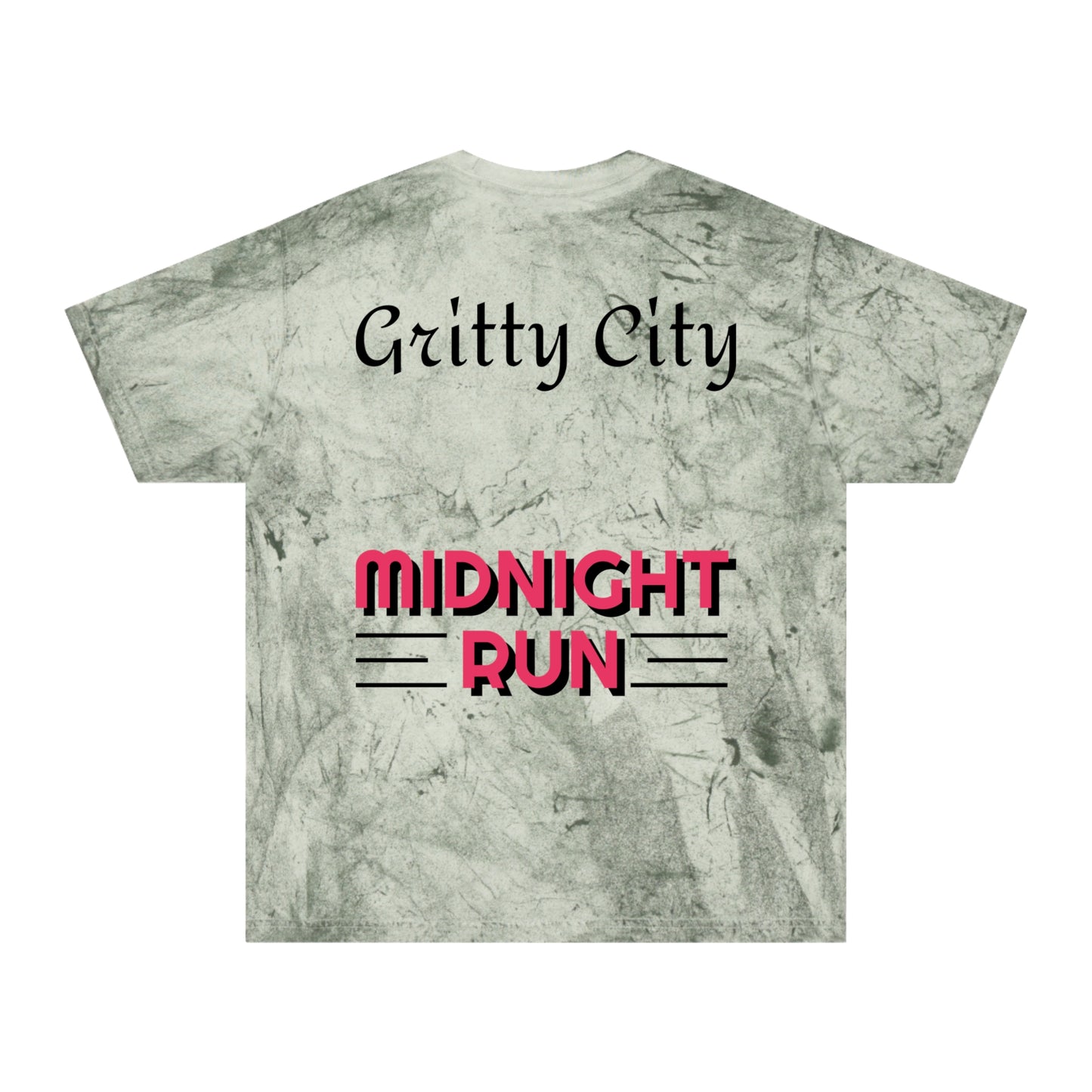 Gritty City Midnight Run Unisex Color Blast T-Shirt - Urban Vibe Fashion