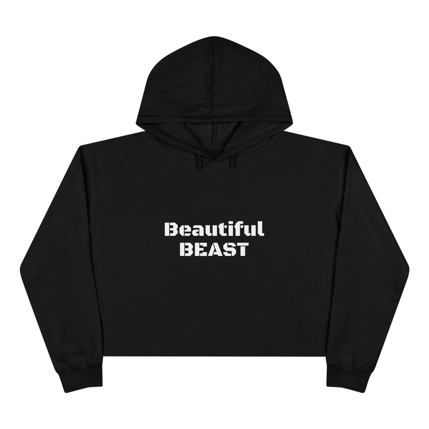 Crop Hoodie Krave Fitness- Beautiful Beast
