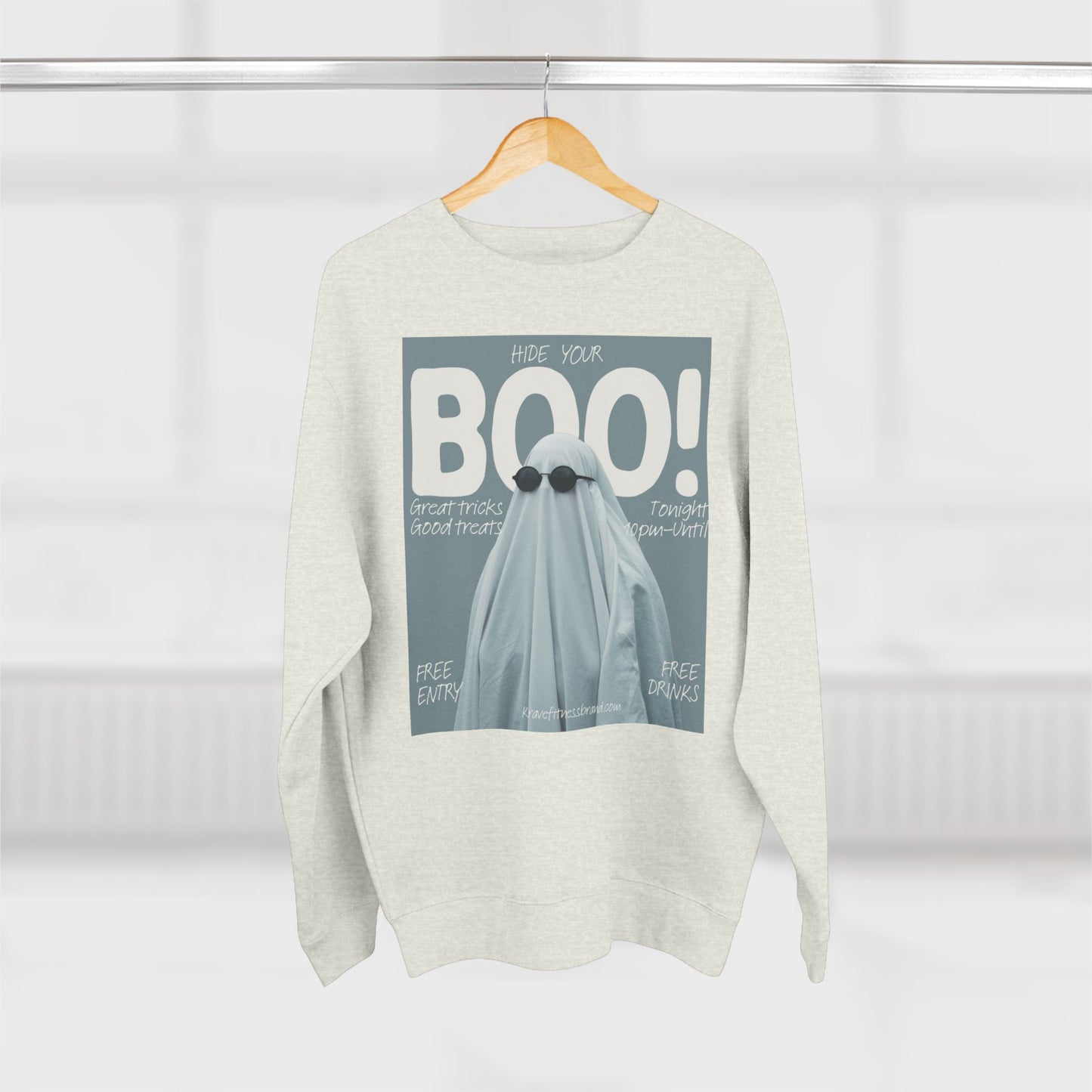 Hide Your Boo Halloween Ghost- KF Crewneck Sweatshirt