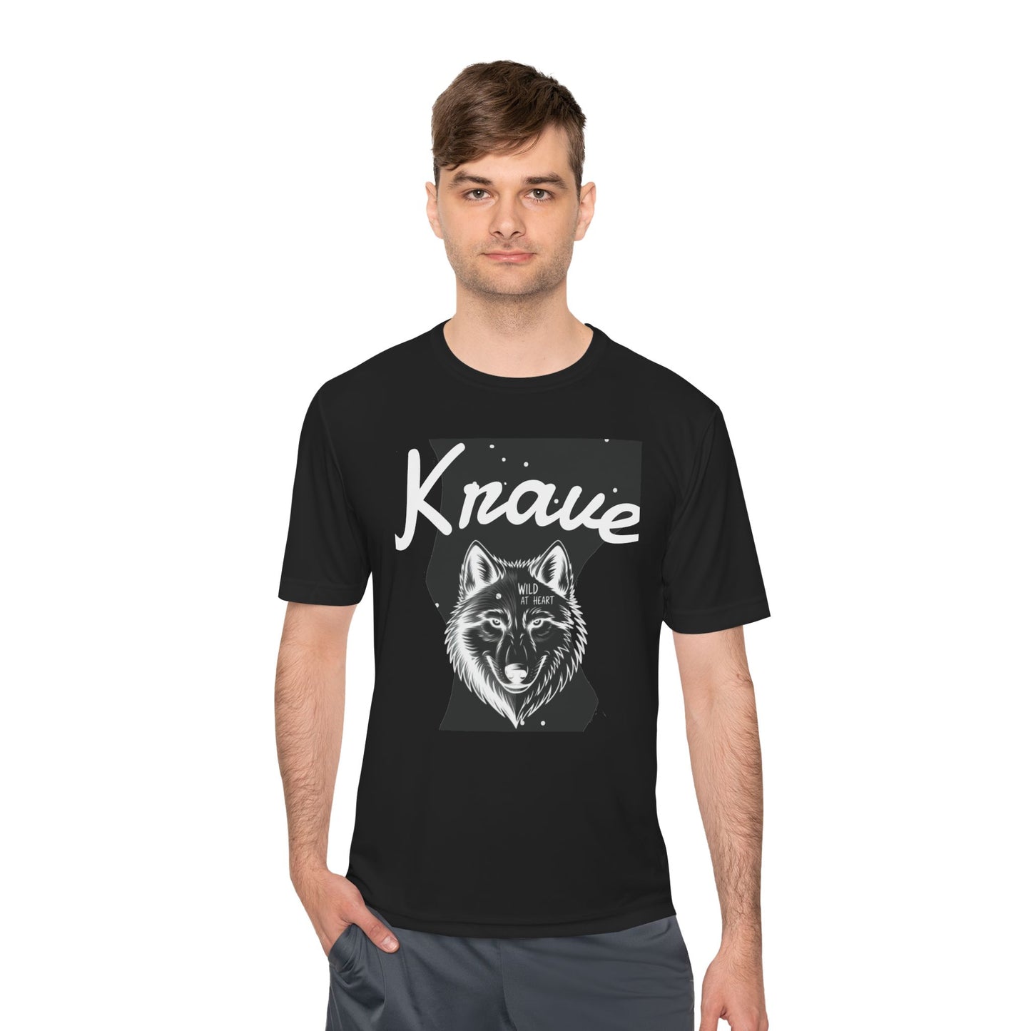 Krave Fitness Dri-fit Tee - Wild at Heart