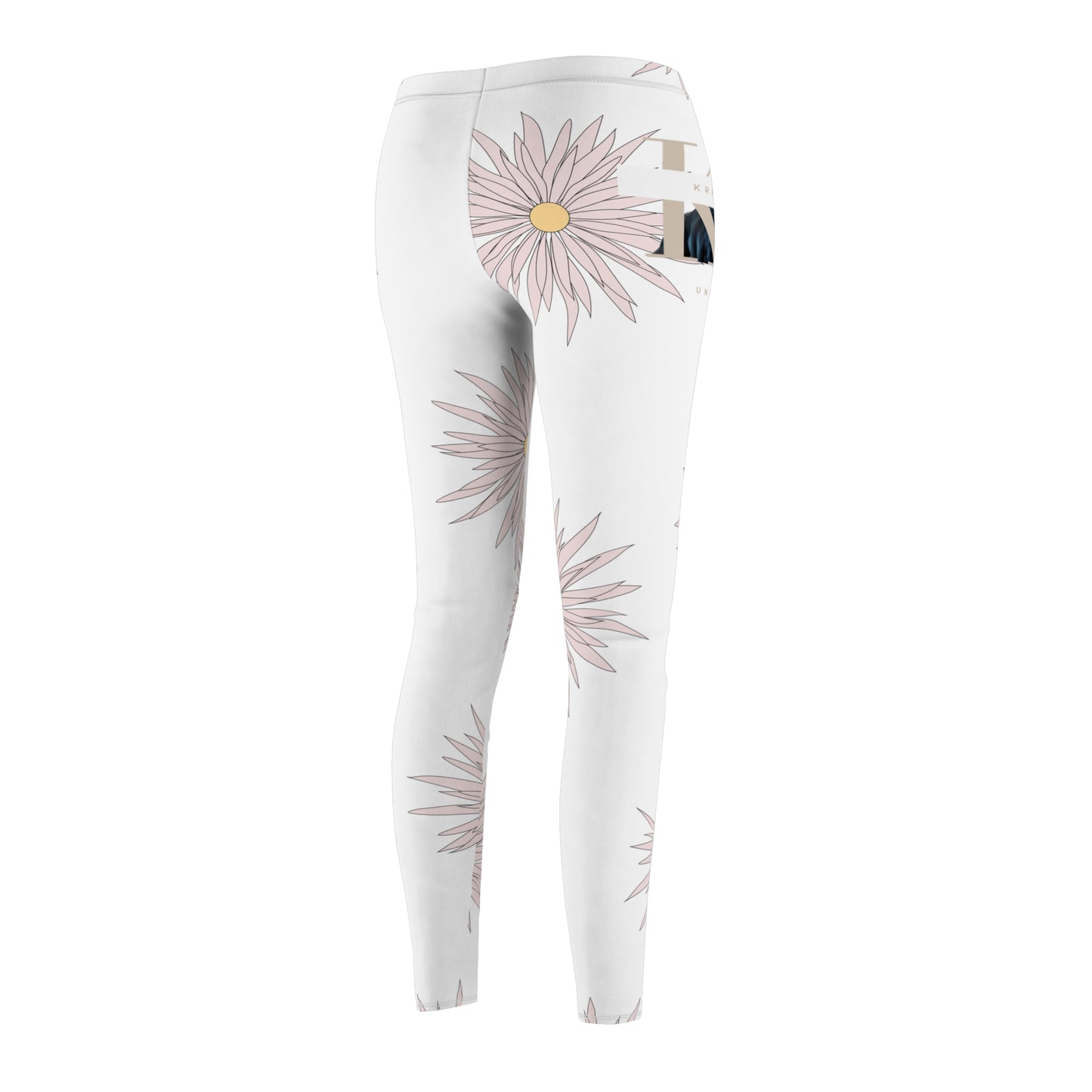 Floral Print Women's Leggings, Stylish Activewear, Casual Comfort, Yoga Pants, Trendy Athleisure