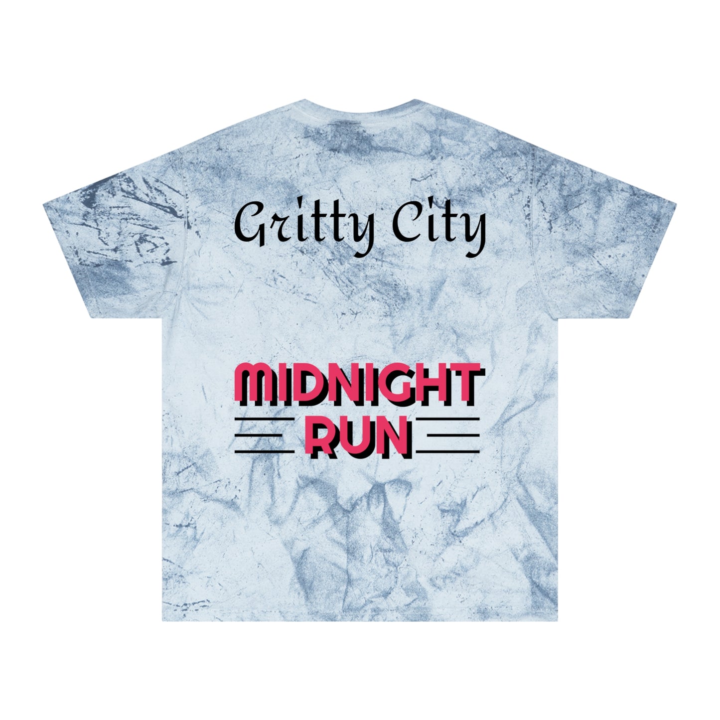 Gritty City Midnight Run Unisex Color Blast T-Shirt - Urban Vibe Fashion