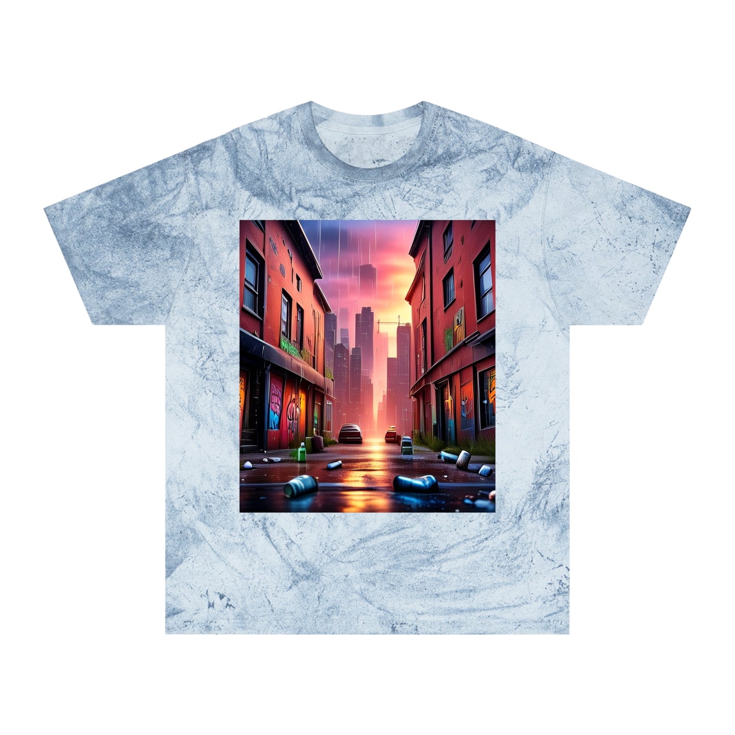 Gritty City Midnight Run Unisex Color Blast T-Shirt - Urban Vibe Fashion