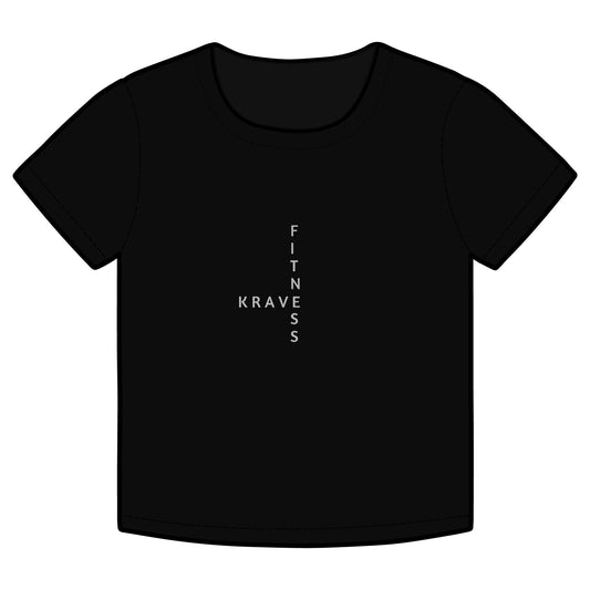 Krave Organic Baby Tee with Fitness Design