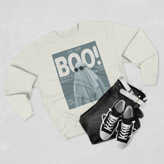 Hide Your Boo Halloween Ghost- KF Crewneck Sweatshirt