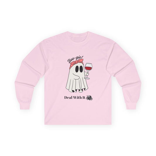 Boo-gie Ghost Halloween- KF Long Sleeve Tee